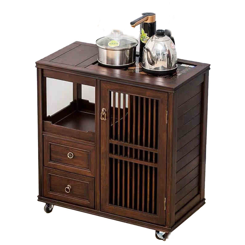 移动茶水水柜泡茶台茶柜架家用客厅中式茶边柜茶道
