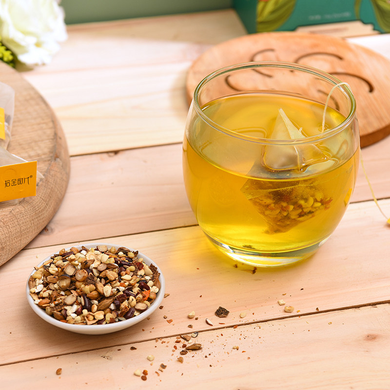 红豆薏米茶赤小豆苦荞大麦芡实茶薏仁茶代用茶拾金时代