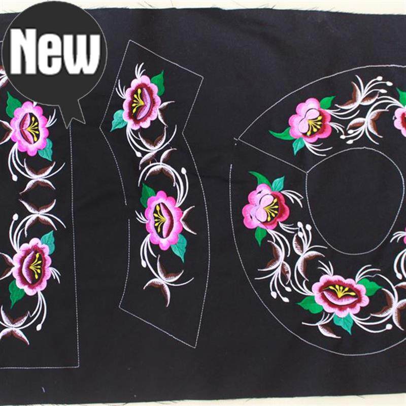 民族风贵州布依衣族服装花边布料少数少数民族刺绣花边