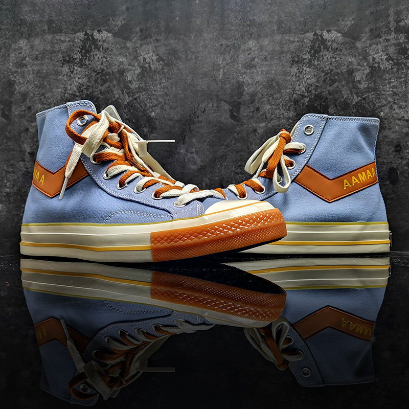 ponyВonk波尼邦克高帮帆布鞋男滑板鞋经典硫化鞋 冬季官方旗舰店