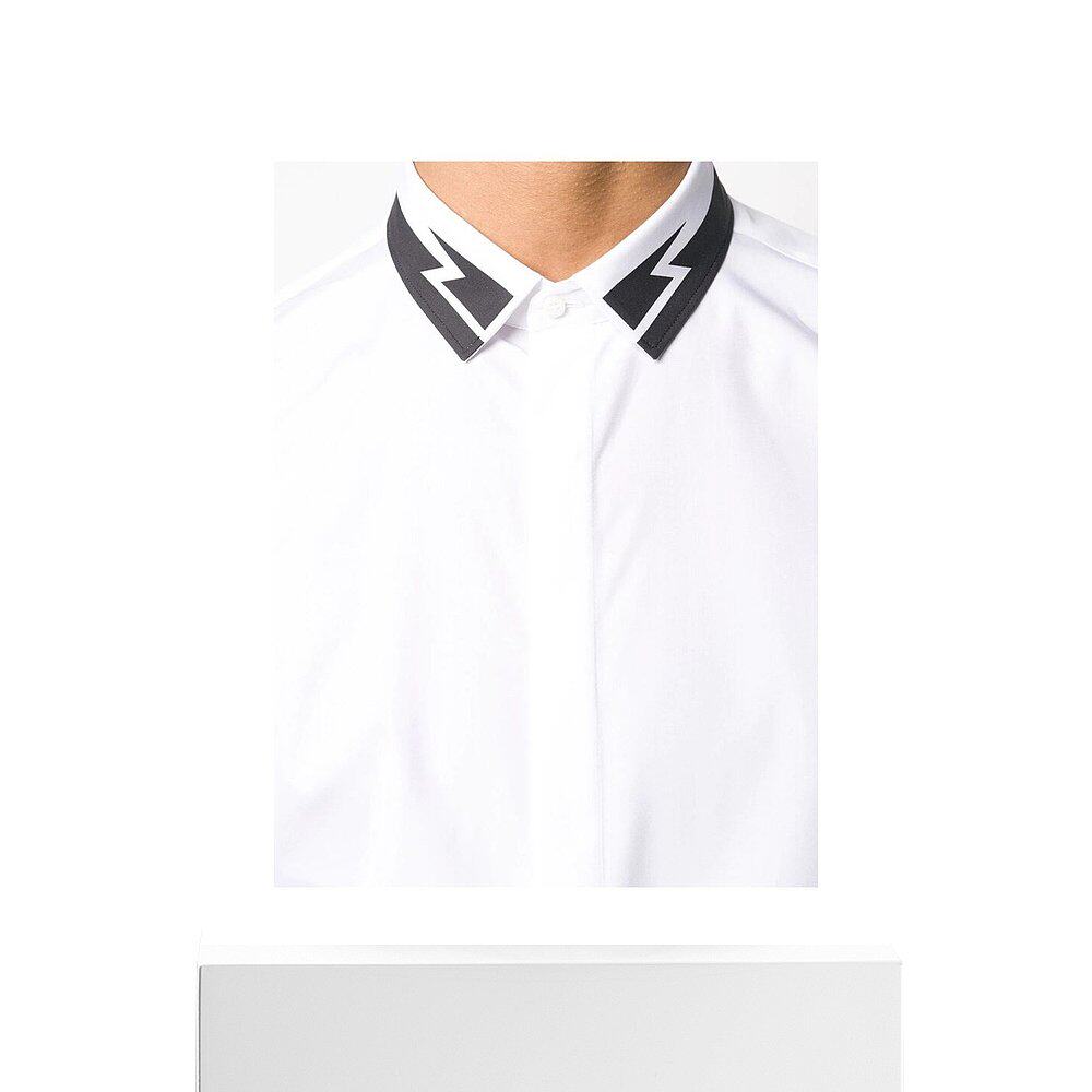 香港直邮neilbarrett闪电印花翻领衬衫pbcm1299s008s衬衫