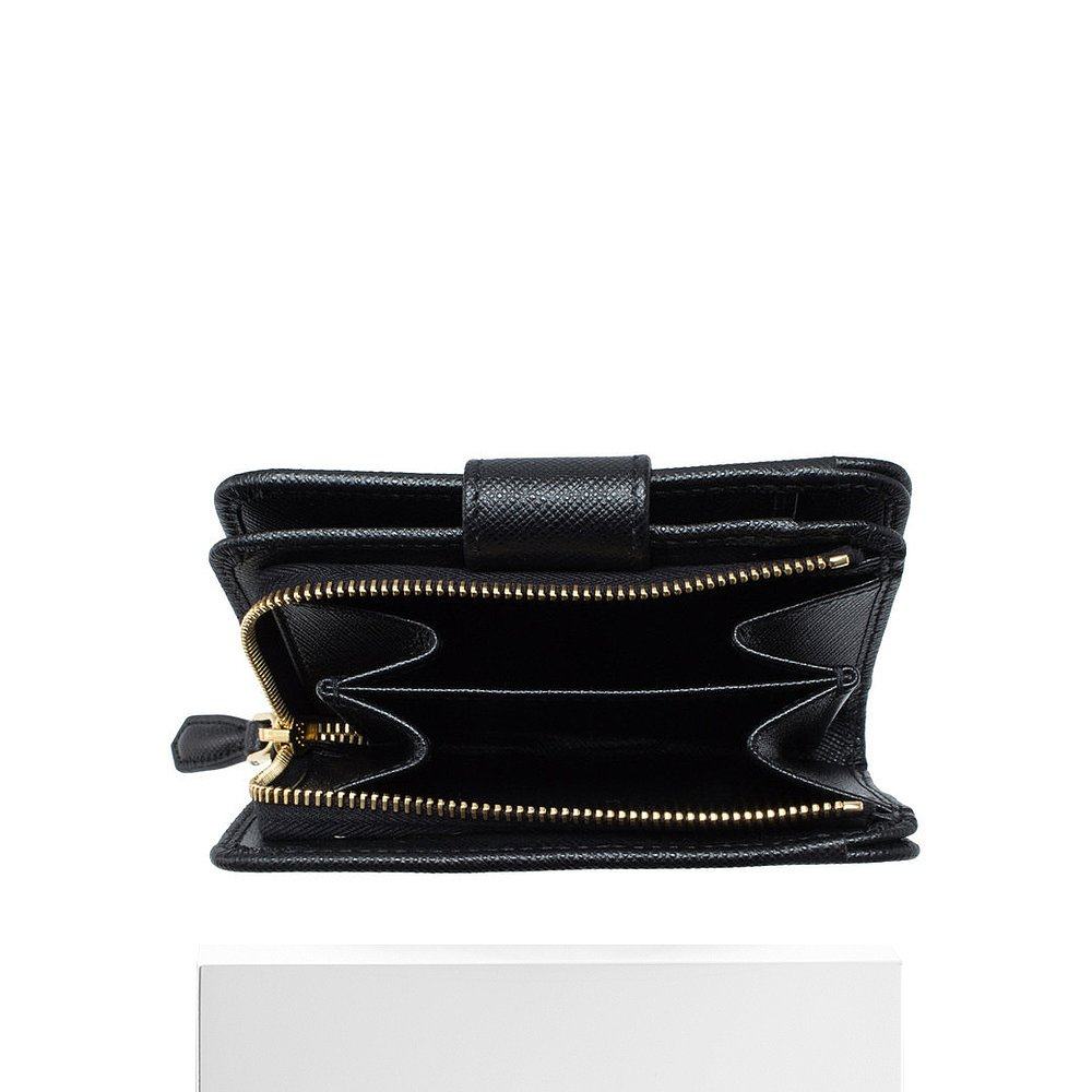 香港prada普拉达女士迷你黑色钱包1ml018-qwa-f0002钱包