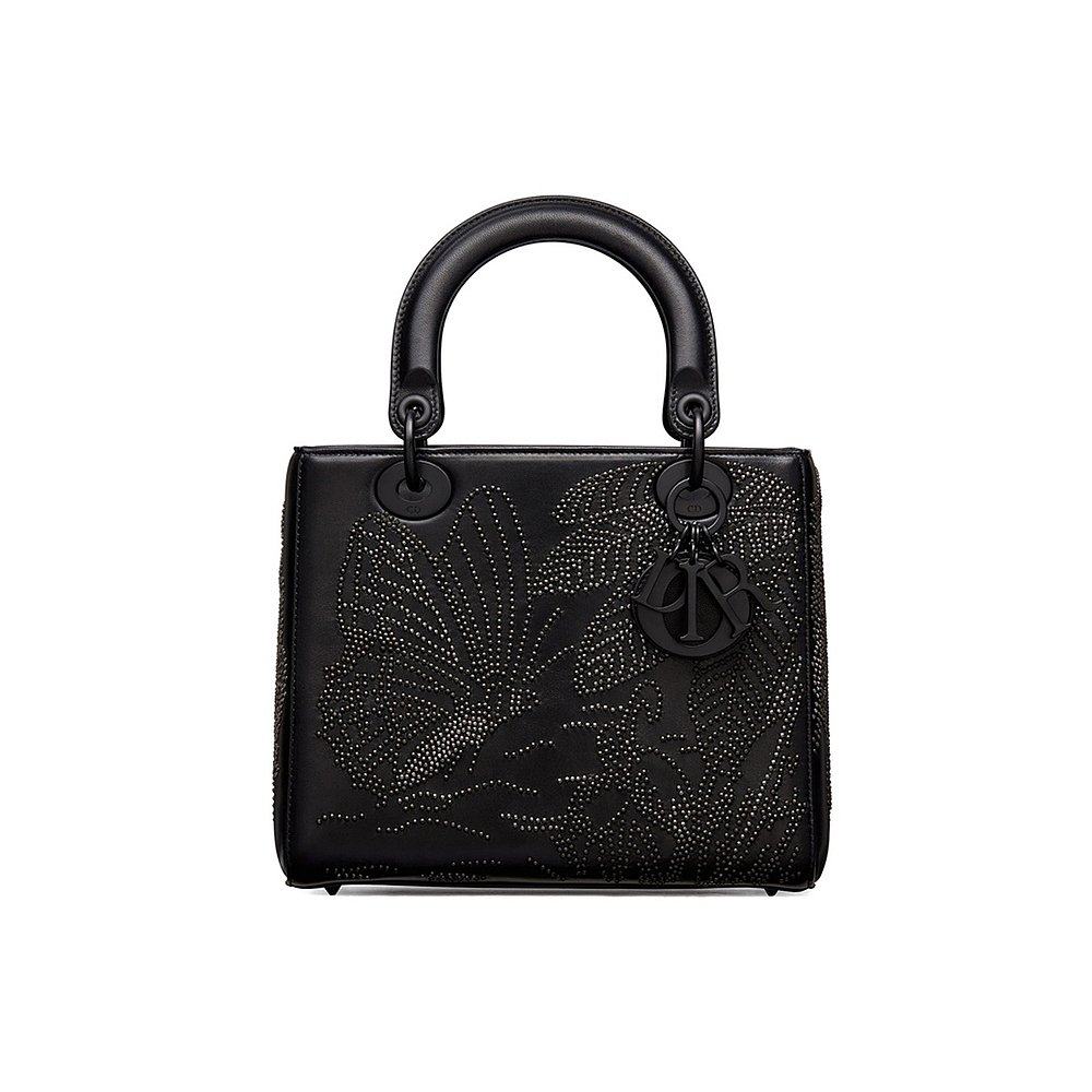 手提包香港直邮dior女士黑色秀款全皮m0565snot-911真丝上装