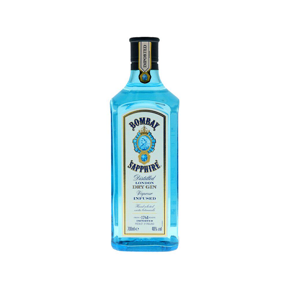 欧洲直邮bombaysapphire孟买蓝宝石金酒40vol700ml英国洋酒威士忌