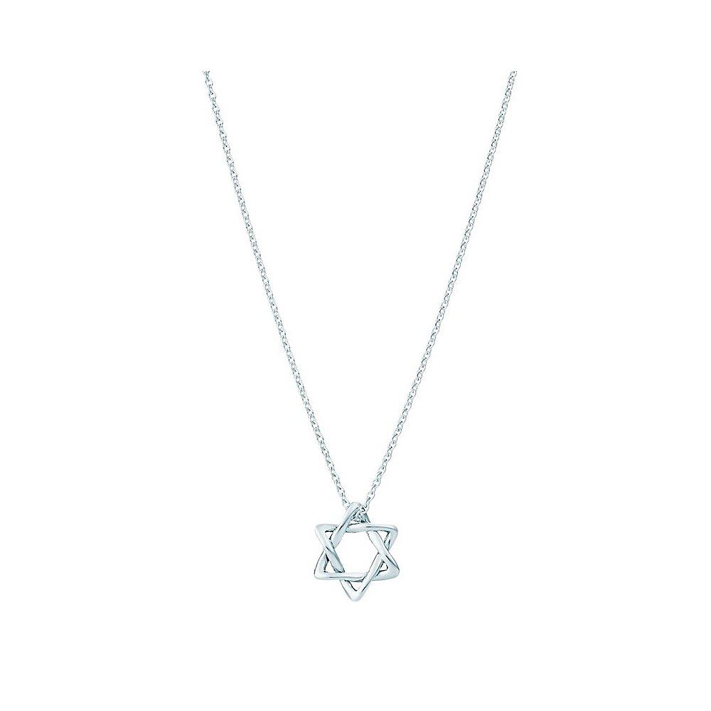 欧洲直邮tiffanyco蒂芙尼12mm六芒星形状吊坠项链项链