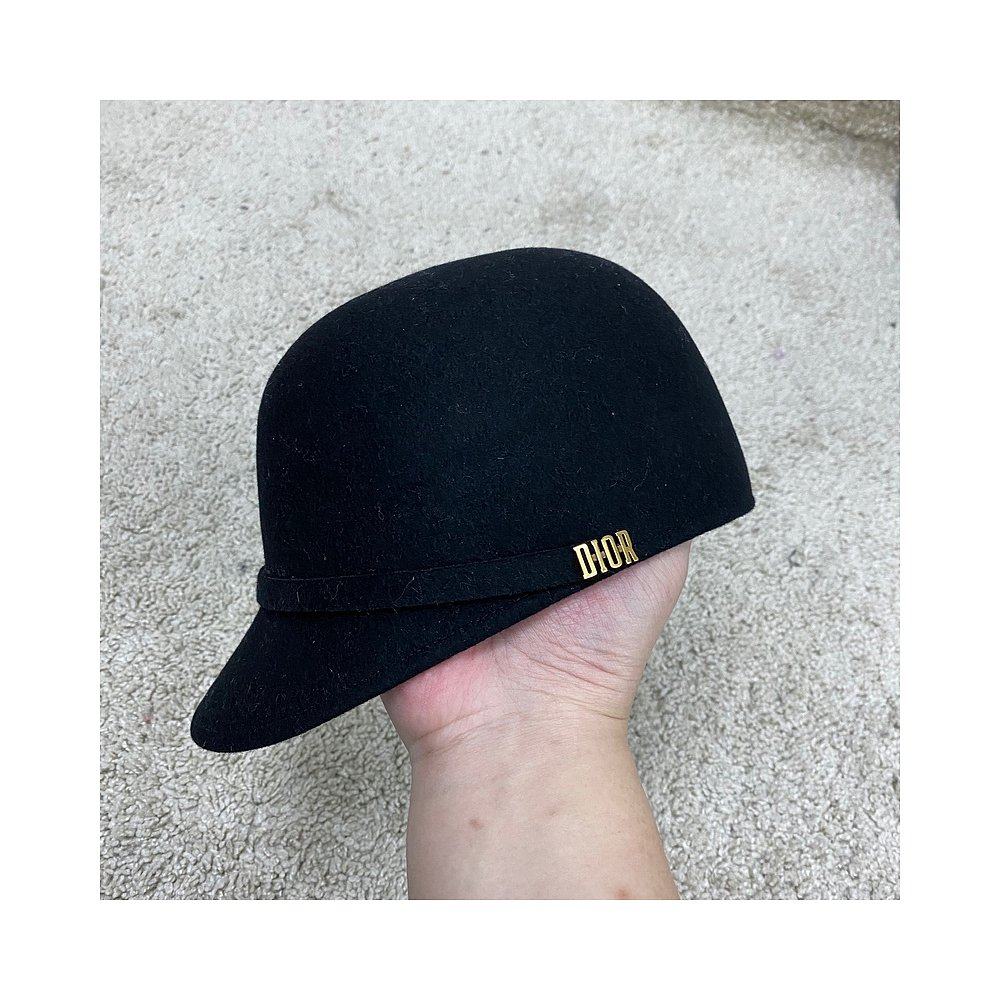 香港直邮christiandior黑色徽标帽子94aty920a893帽子