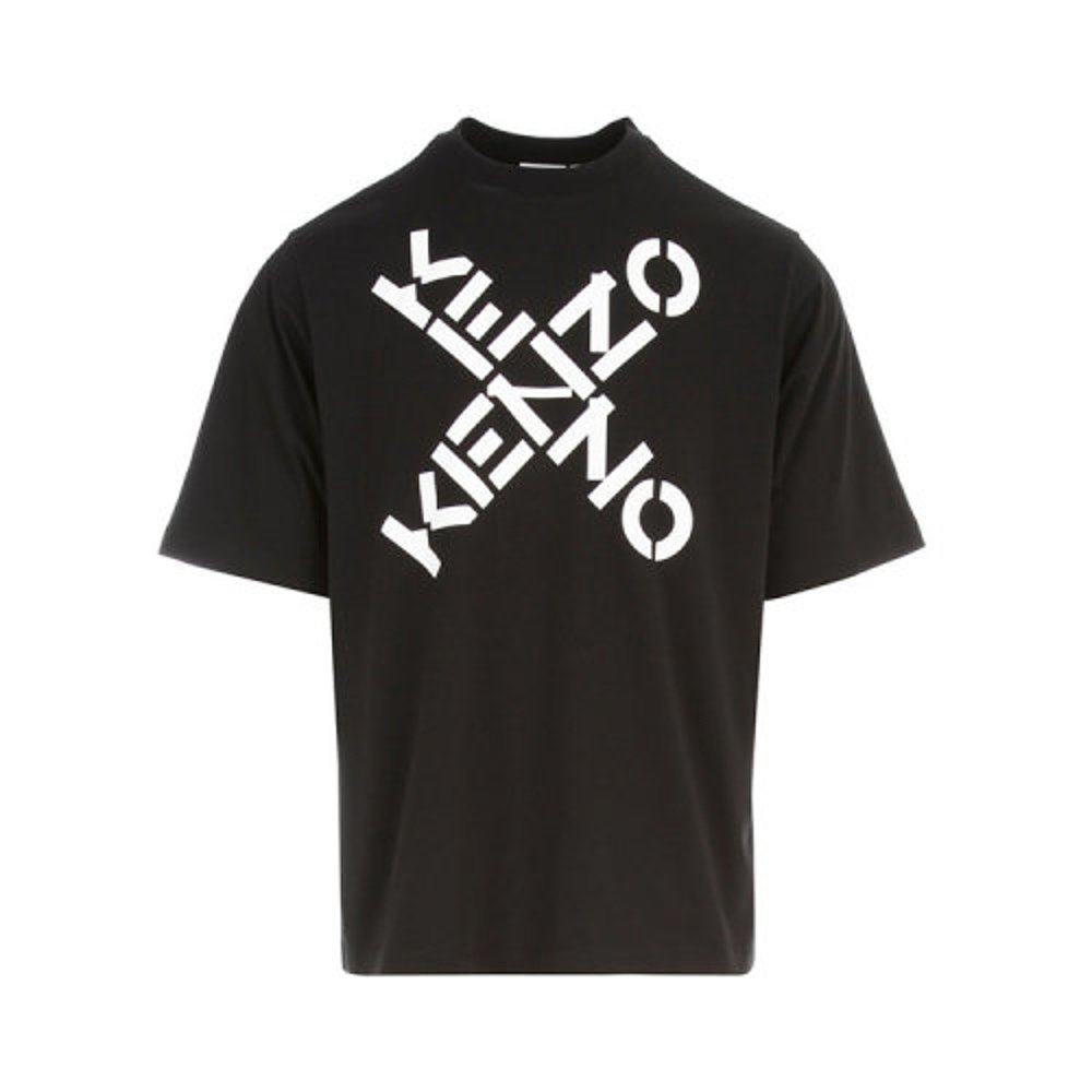 香港直邮kenzokenzo黑色徽标男士短袖t恤男t恤