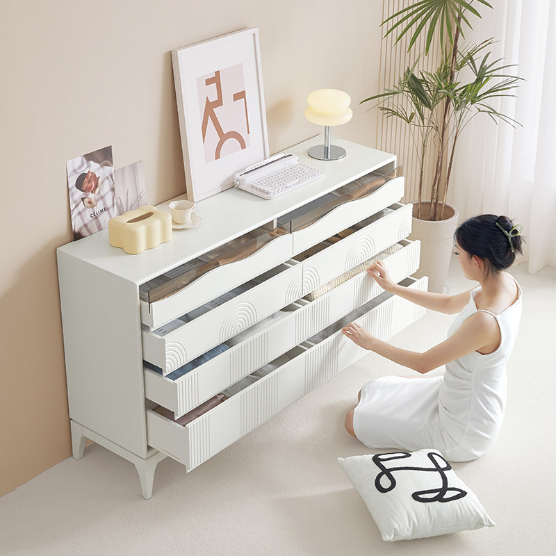 北欧卧室风餐ins网红储柜现代简约客厅轻奢八斗斗柜