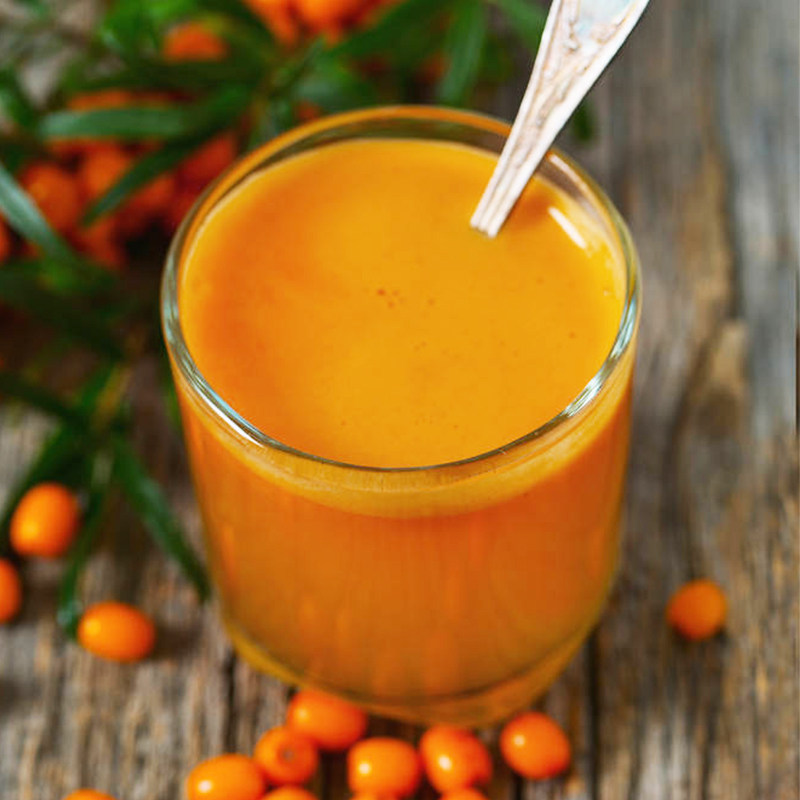 新疆幻彩湖小果沙棘原浆果汁饮料富含果油果味