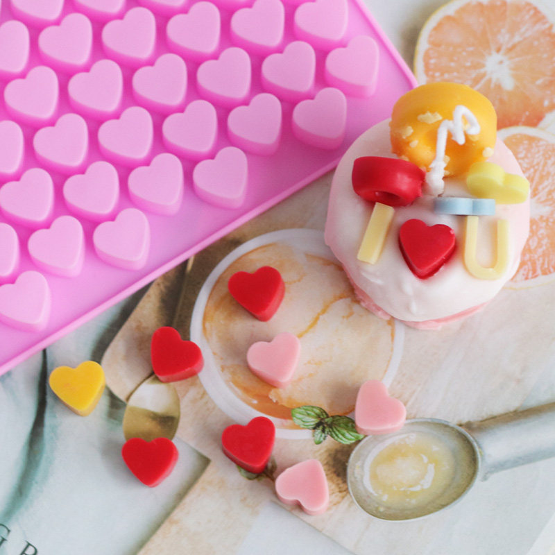 香薰模具美沐多孔小爱爱心硅胶diy蜡烛石膏diy模具