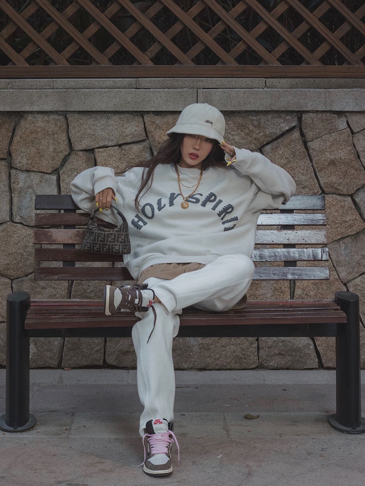 CPFM侃爷KANYE周日限定SundayService圆领卫衣美式休闲Lisa同款