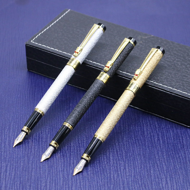 英雄6006龙头钢笔弯头金属练字书法学生绘画钢笔