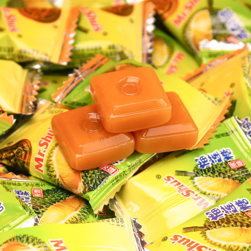 徐福记500g特浓榴莲散装喜糖糖果硬糖牛奶糖水果糖果
