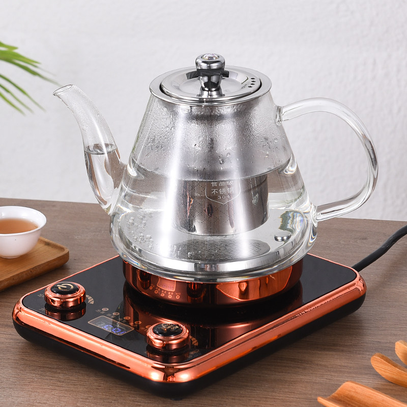 电热烧水壶家用全自动断电煮水器泡茶养生透明玻璃电壶小型电水壶