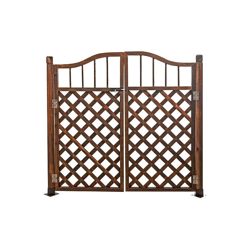 防腐实木篱笆栅栏门花园木门庭院门院子户外大型篱笆