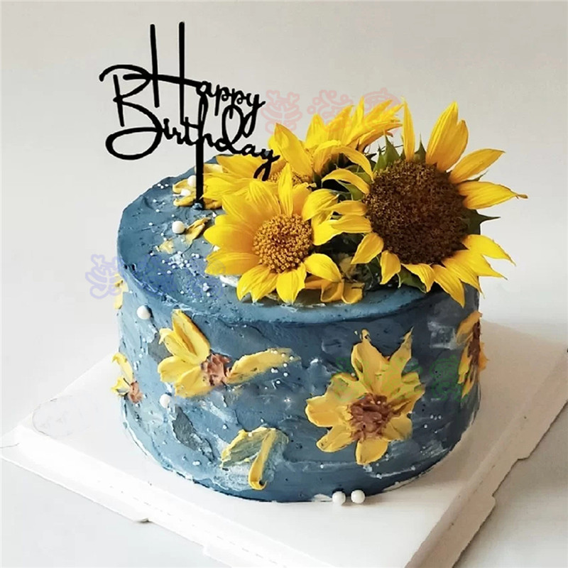 网红向日葵生日蛋糕同城鲜花蛋糕男士女孩女孩儿儿童新鲜生日蛋糕