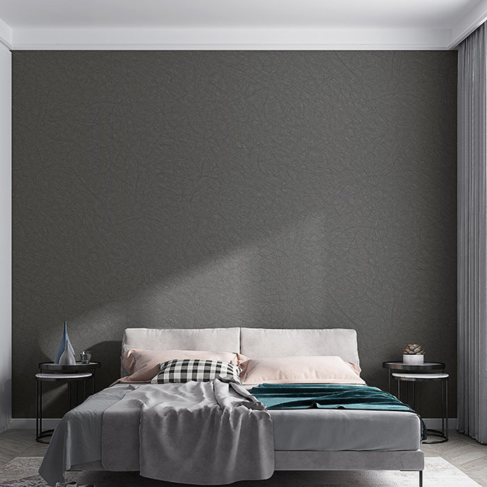 蚕丝轻奢素色纯色现代简约墙布客厅北欧欧风无缝无缝墙布