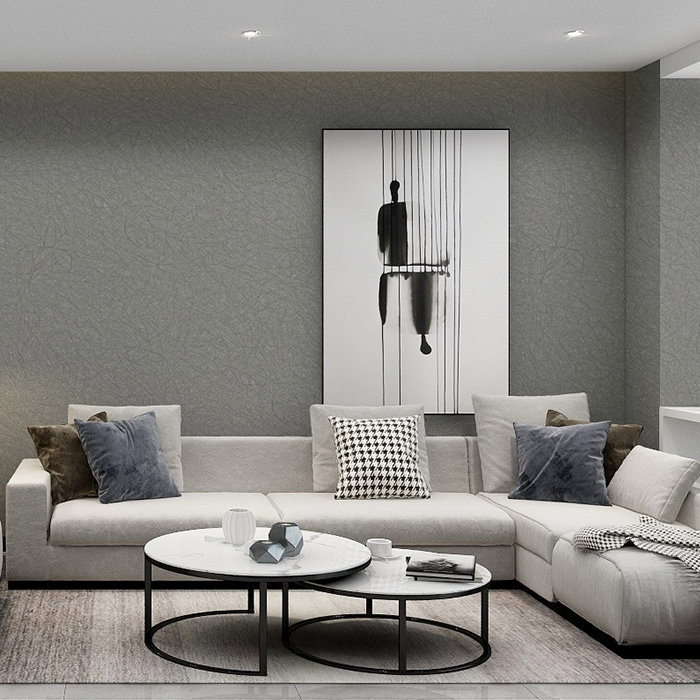 蚕丝轻奢素色纯色现代简约墙布客厅北欧欧风无缝无缝墙布