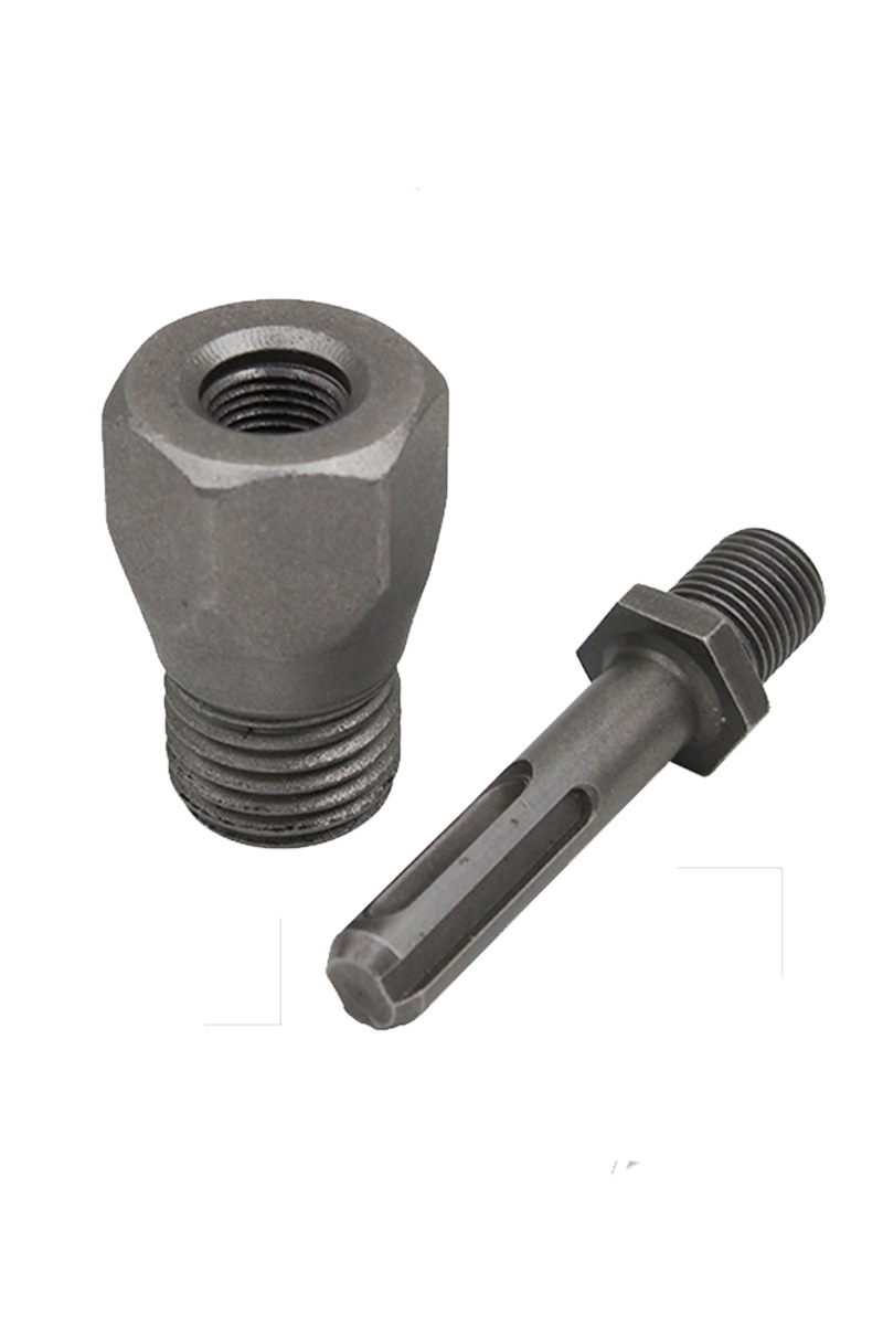 钻夹头冲击钻转换电动扳手夹头方柄圆柄连接杆电锤角磨转手电钻.