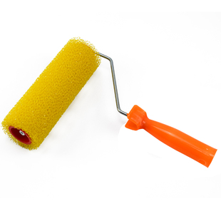 8寸拉毛滚筒刷4寸中花进口聚酯海绵硅藻泥真石漆涂料艺术拉花包邮