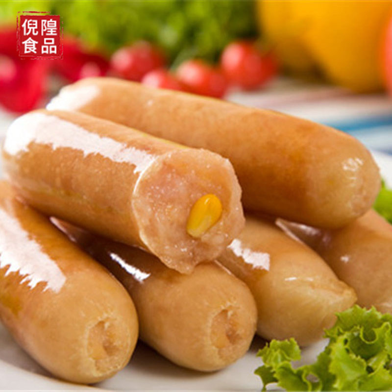 丸子安井玉米香肠1500g2袋组合麻辣烫关东火锅包点