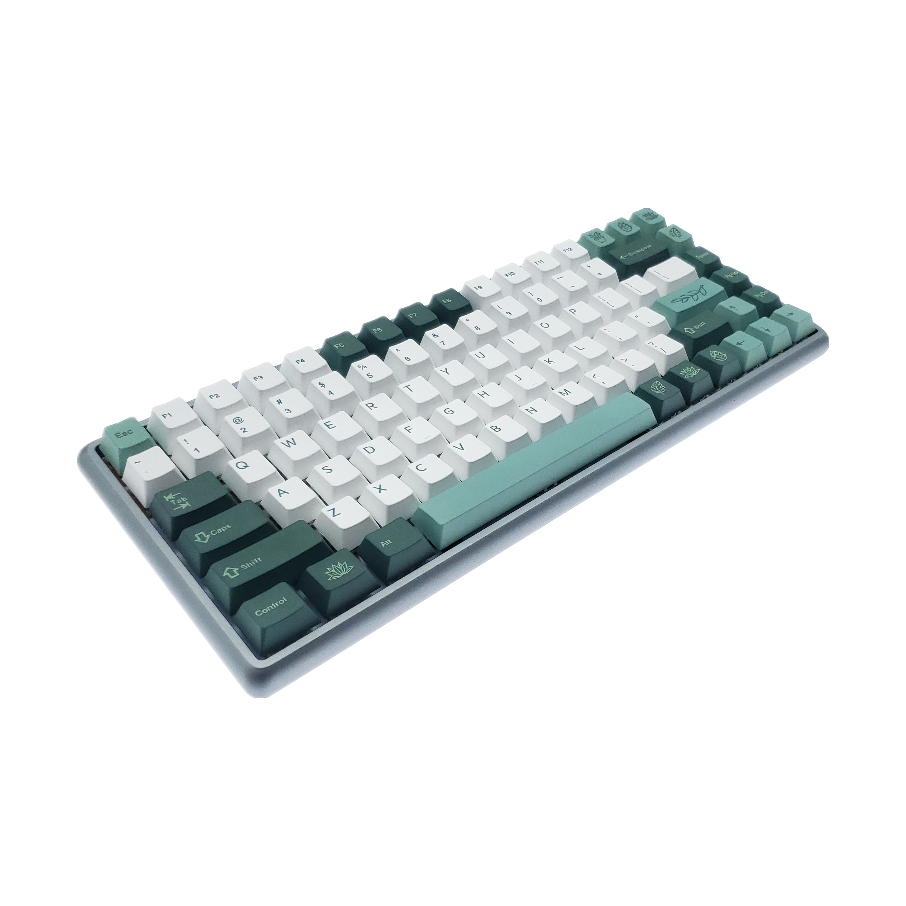 极客键盘机械升华热升64pbt高度外设原厂植物园键盘