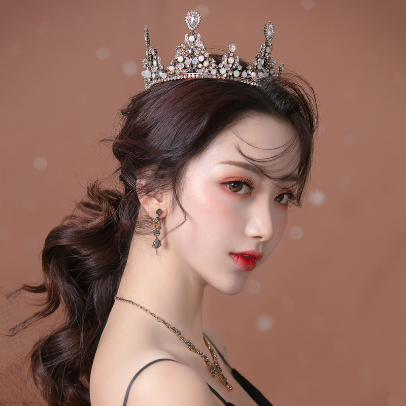 欧美洛克复古女王皇冠成年人生日网红女发饰