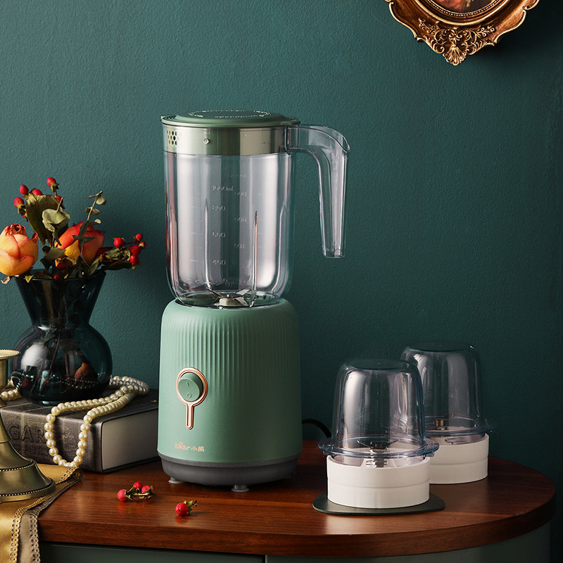 小熊辅食机婴儿宝宝多功能料理机小型破壁搅拌机家用绞肉榨汁机