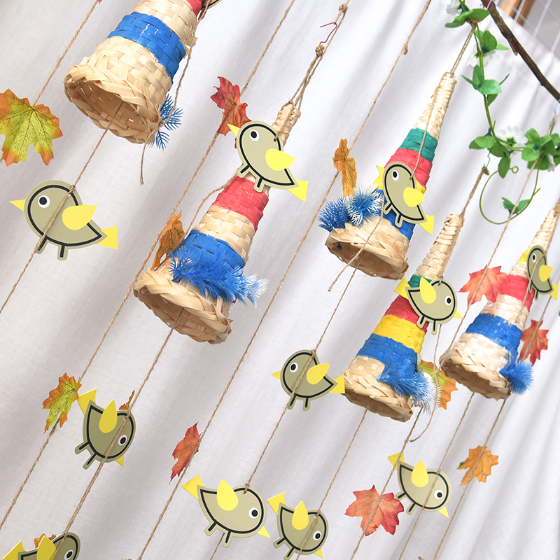 幼儿园吊饰环创环境布置材料挂件田园装饰森系空中吊饰