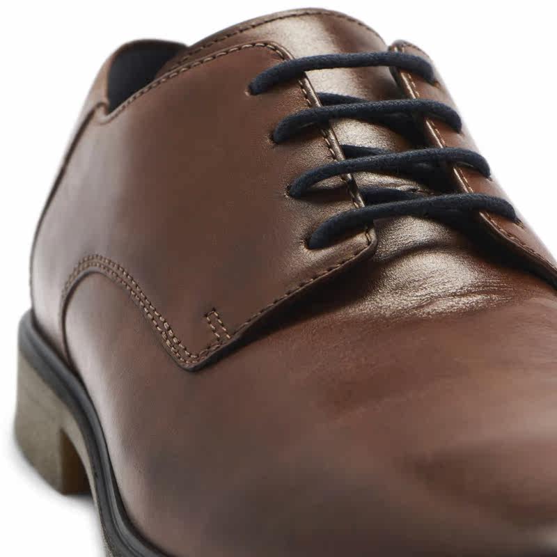 德国amshoe2021新款皮鞋男德式潮流百搭帅气鞋子男系带休闲青少