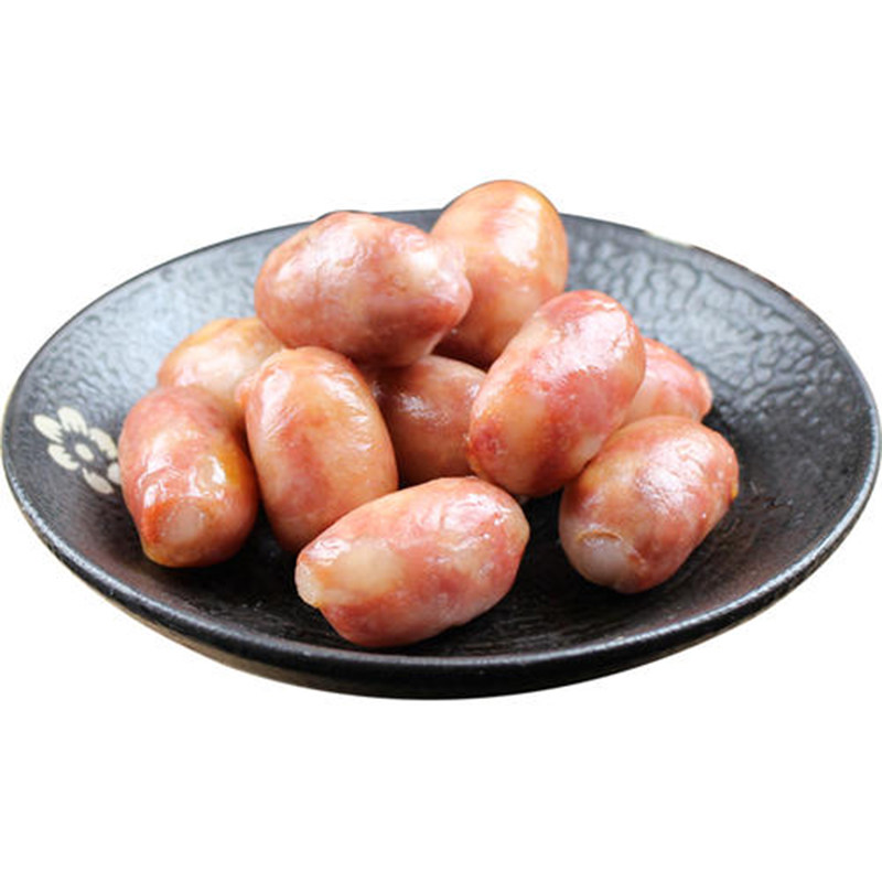 蒜味纯肉儿童鲜嫩美味小丸子香肠一口台湾粒500g其它猪肉类