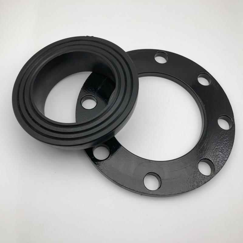 法兰承插式全pe防腐塑料法兰盘水管pe管