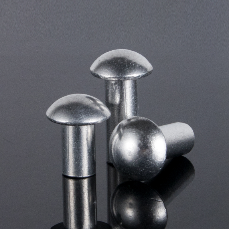 铆钉半圆实心gb867圆头圆帽敲击m2m3m4m5m6m8半圆头铆钉