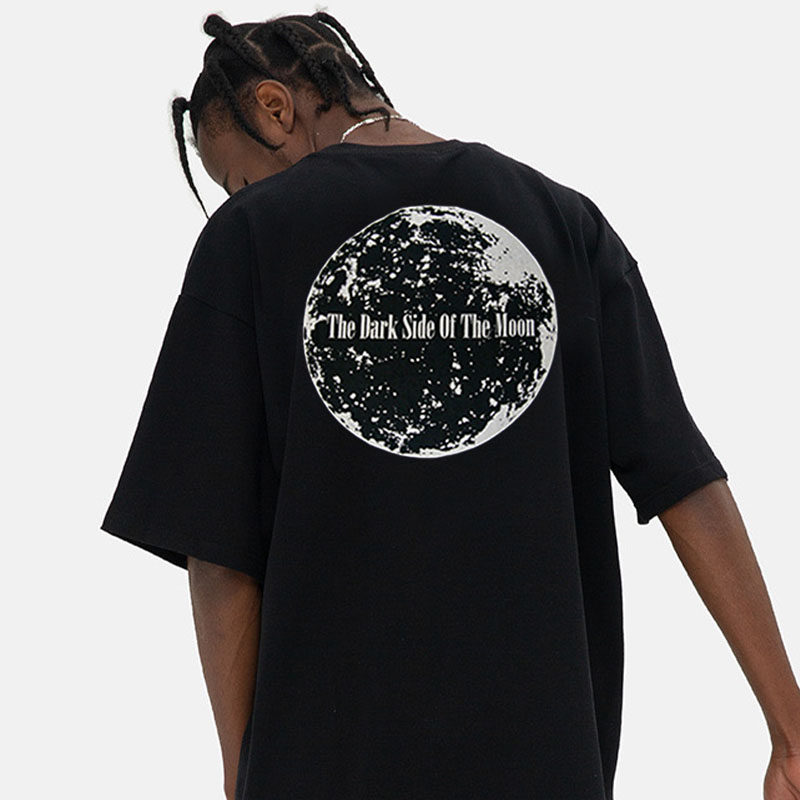 2007ss undercover高桥盾 archives风正面logo背面月球印花袖t恤