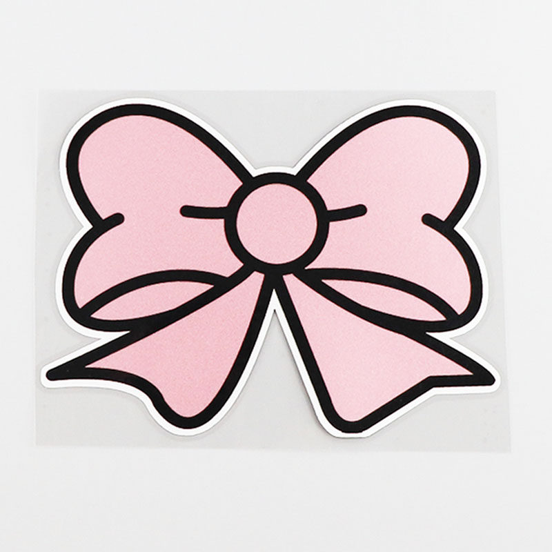 贴纸yjzt可爱卡通蝴蝶结车尾装饰车贴划痕遮挡汽车装饰贴