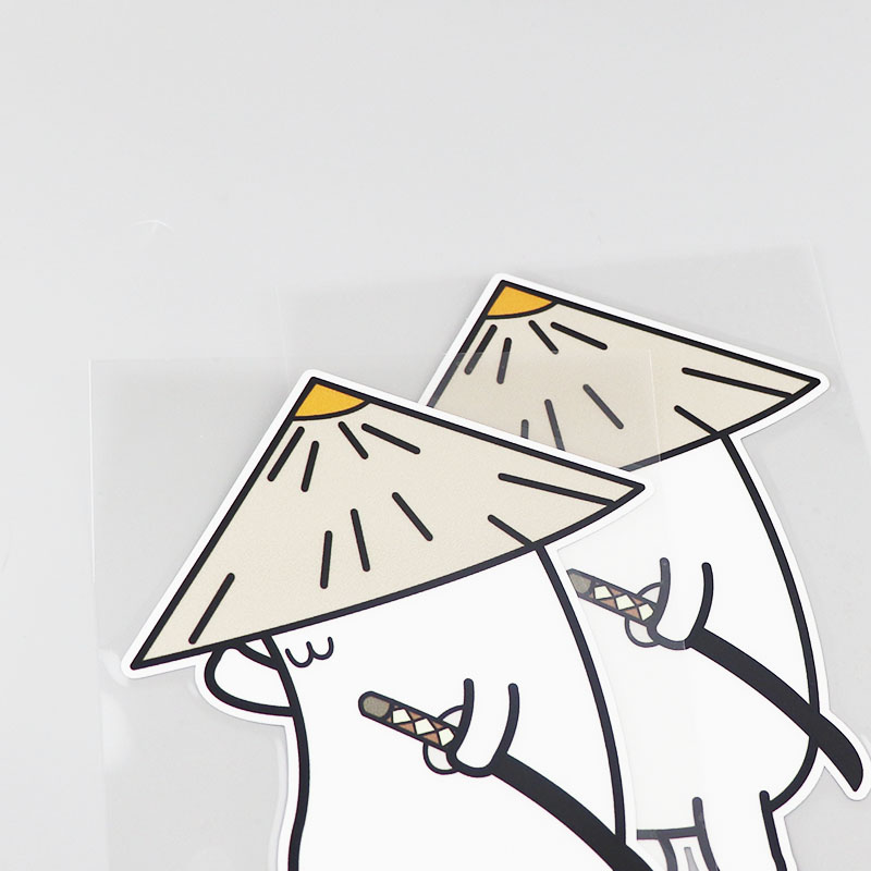 yjzt汽车个性贴纸划痕侠客猫咪卡通装饰车贴汽车装饰贴