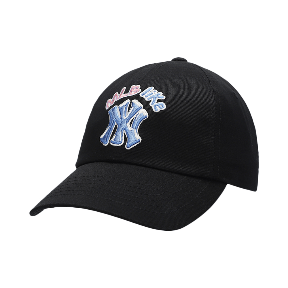 直营mlb鸭舌帽like刺绣印花棒球帽男帽女帽3acp0351n50bks运动帽