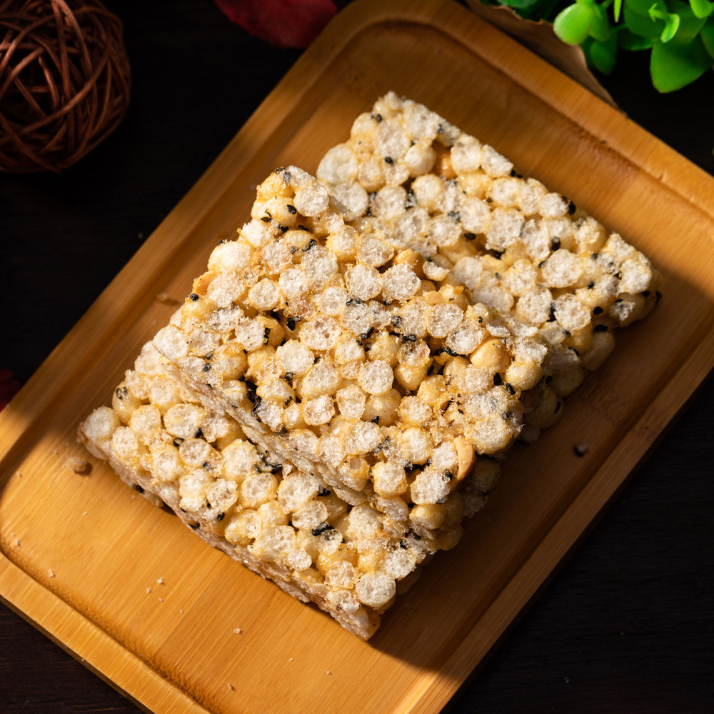 宁波糕点山谷郡王蜂蜜米泡糖米胖糖传统糕点