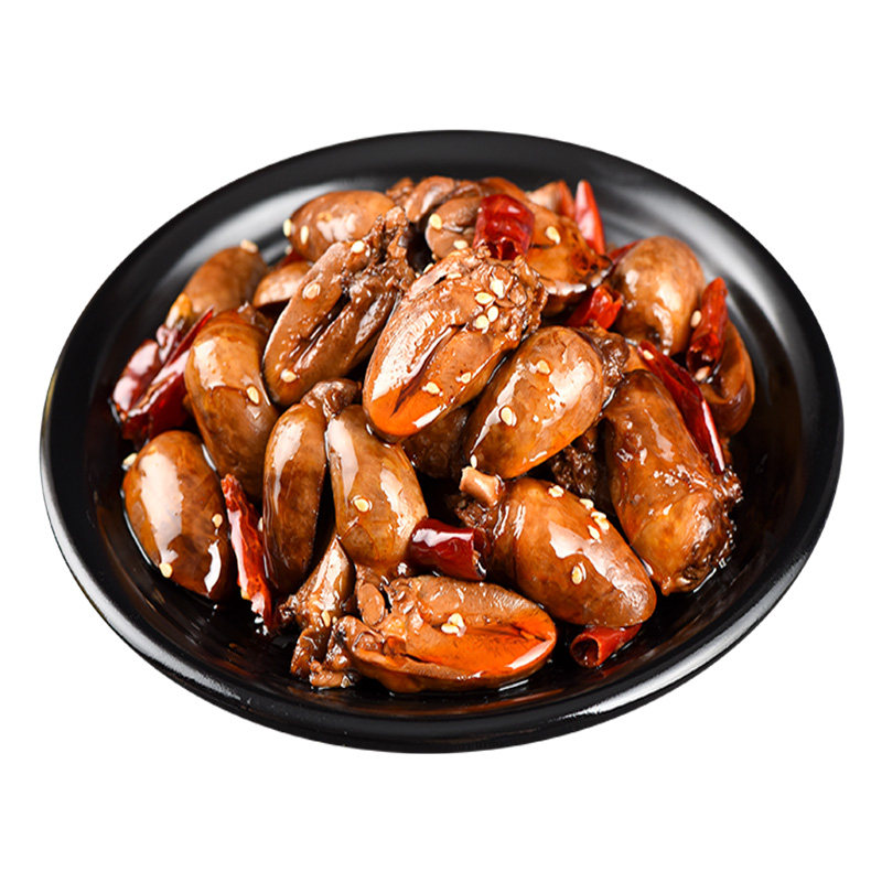 麻辣五香鸭心四川特产鸭脚鸭脖鸭翅鸭掌即食鸭肉零食