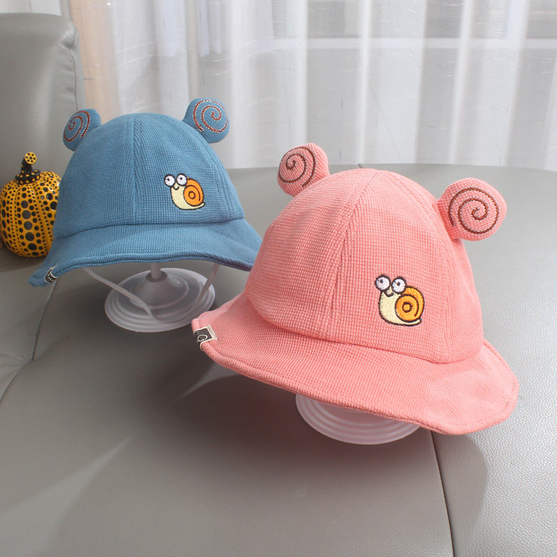 婴儿帽子春秋渔夫男童童女宝宝可爱超萌洋气帽子