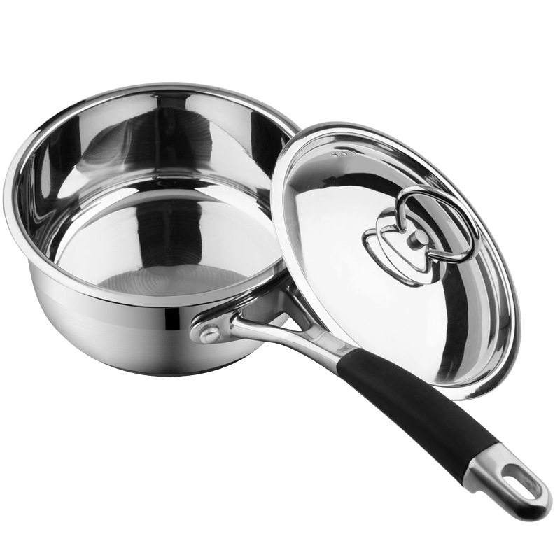 顺发奶锅不锈钢加厚迷你汤锅婴儿宝宝辅食电磁炉汤锅