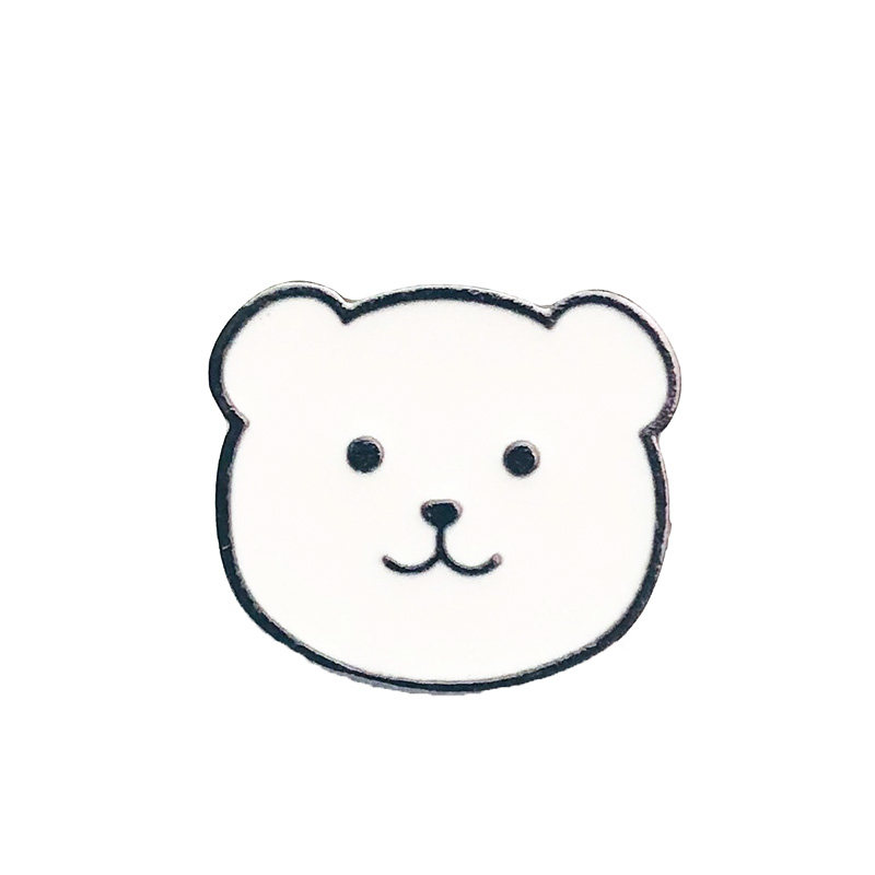 minute熊头情侣胸针可爱日系男女百搭徽章领口胸针