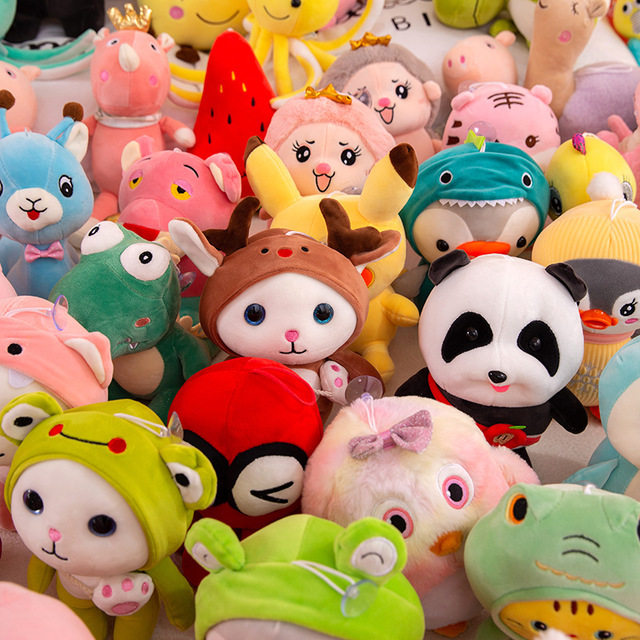 娃娃娃娃机批发活动公仔毛绒玩具小号婚礼抛洒玩偶毛绒布艺类玩具