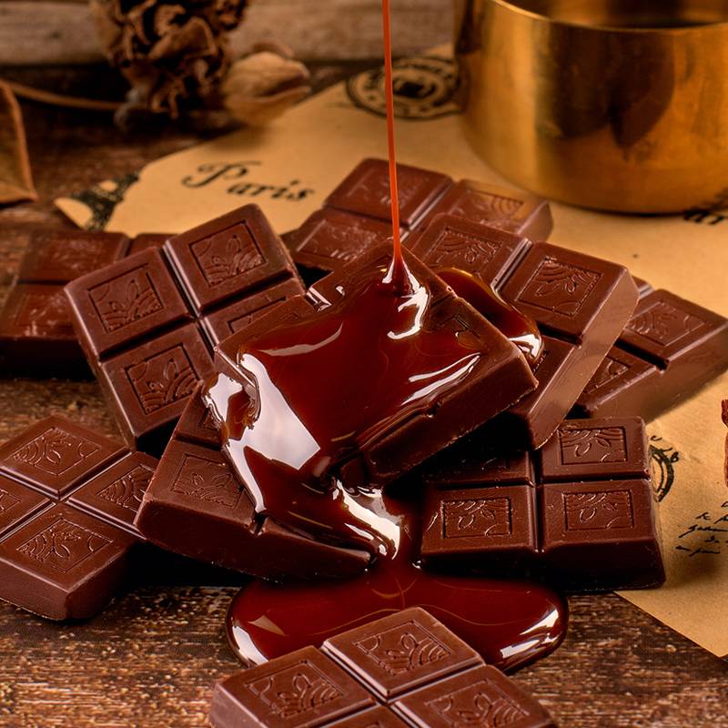 【百亿补贴】卜珂零点巧克力代可可脂408g盒速溶黑方(代可可脂)