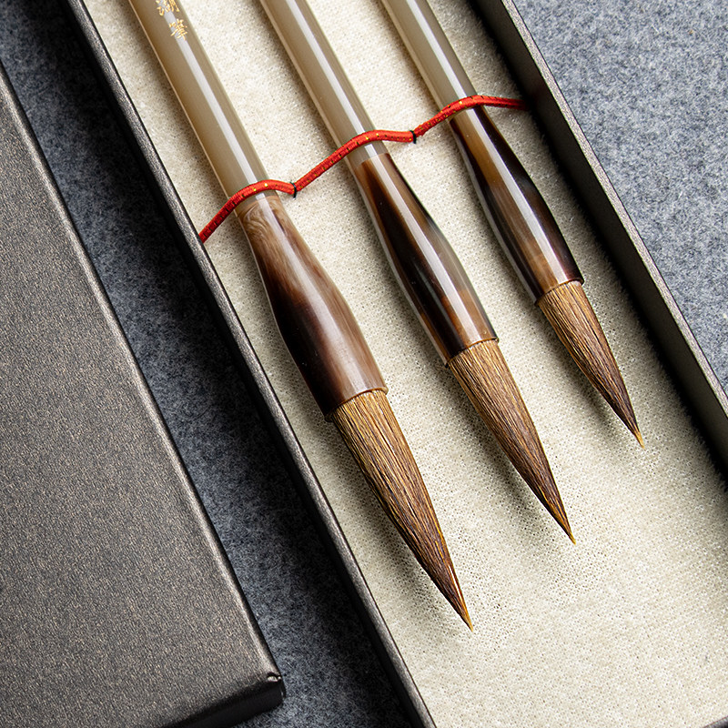 初学专业狼毫湖笔善琏国画练字定制文房四宝毛笔毛笔
