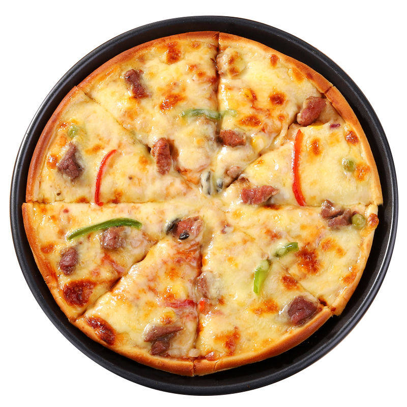 7英寸披萨比萨饼经典牛肉芝士榴莲金枪鱼成品加热其他烘焙半成品