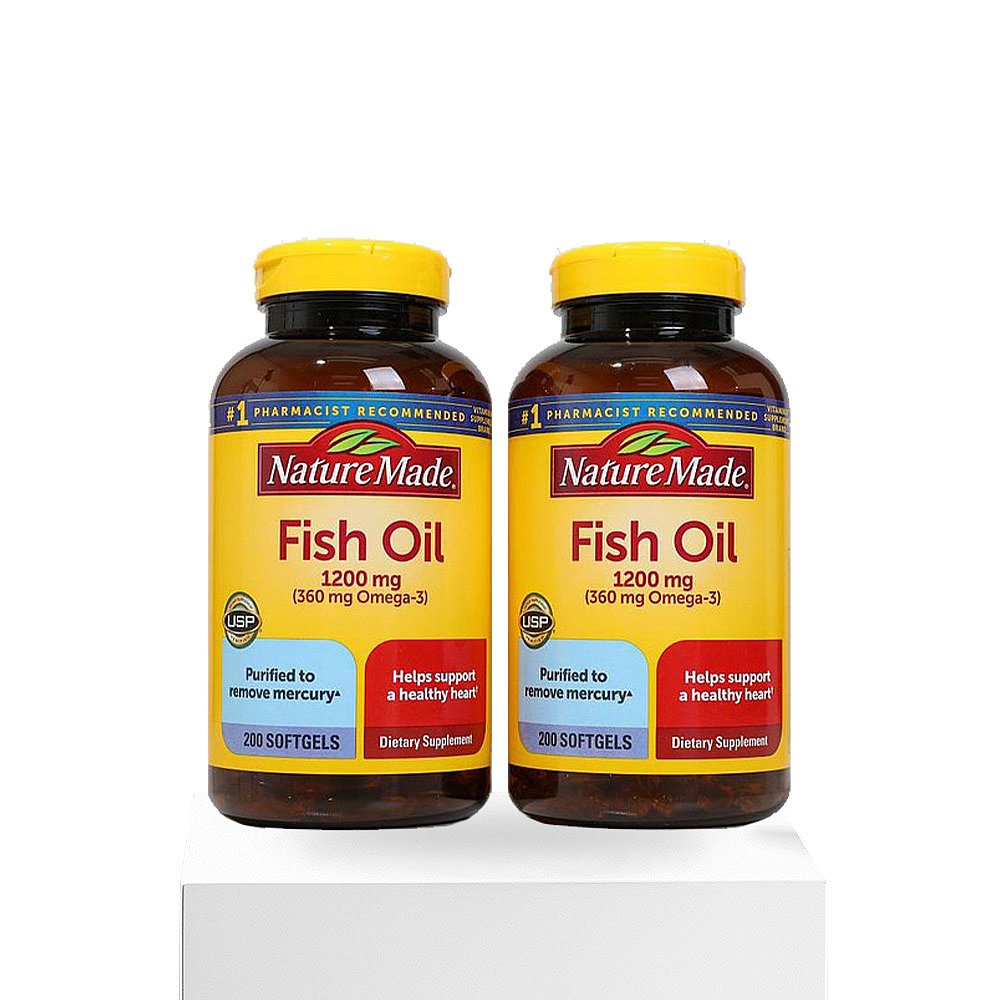 美国直邮naturemade深海鱼油omega3中老年软胶囊鱼油