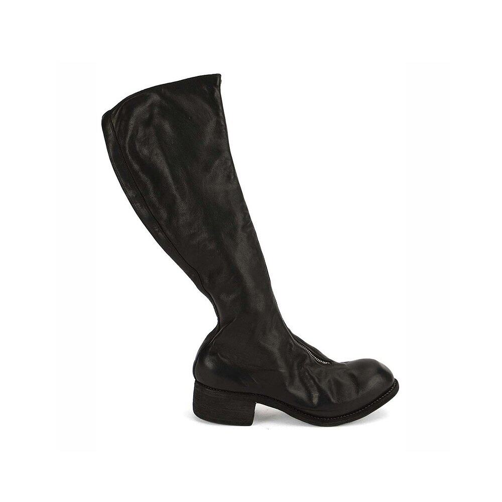 香港直发guidi黑色女士长筒pl3horseblkt时装靴