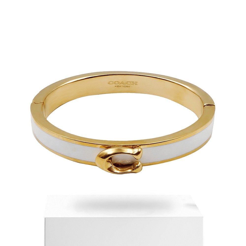 优雅美国直邮coach蔻驰大牌简约时尚合金手镯手镯