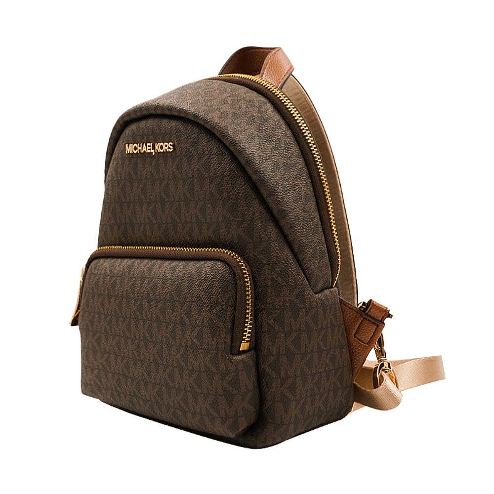 美国直邮michaelkorsmkerin女士牛皮革纯色双肩包旅游包